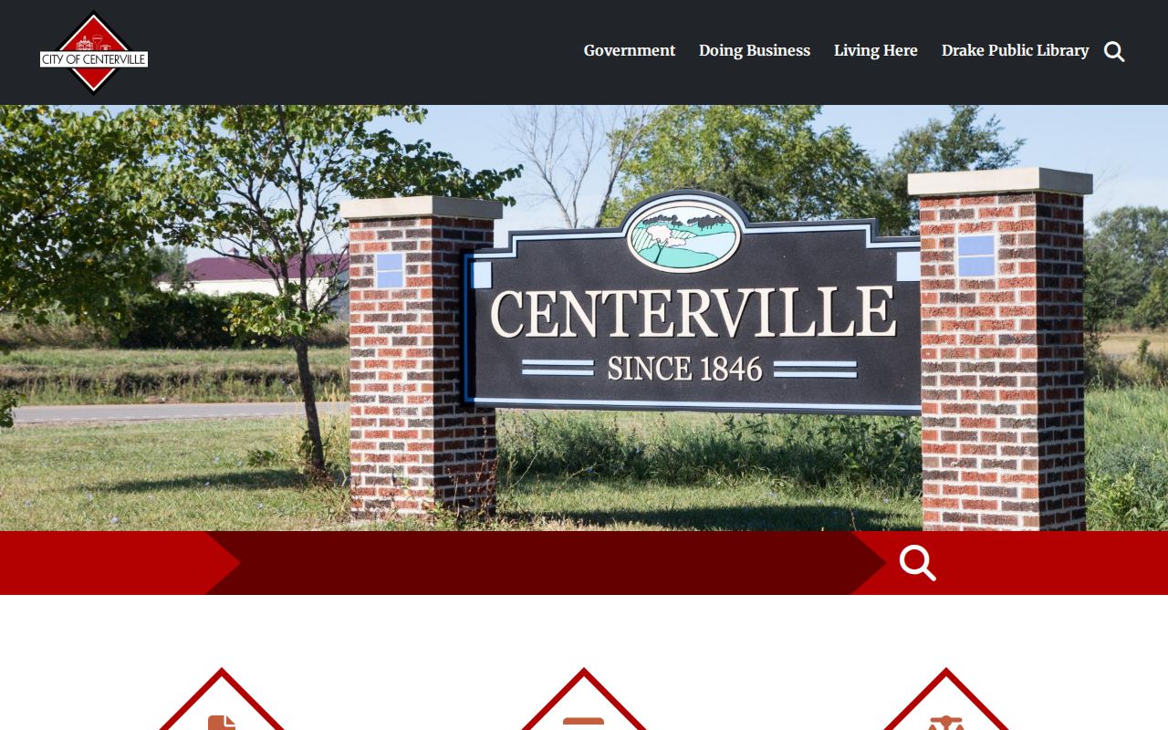 Appanoose County municipal warrant Centerville city source